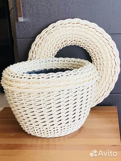 Кашпо из ротанга, подставка под елку, дровницы