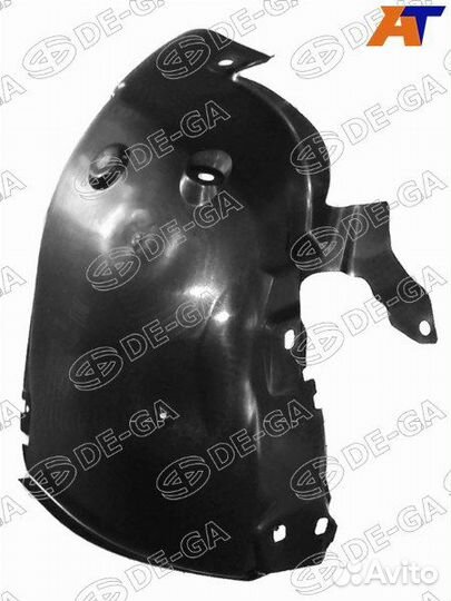 Подкрылок renault fluence 10- RH передняя часть