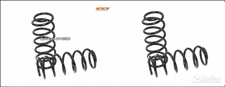 Комплект пружин задние KIA cerato 2008