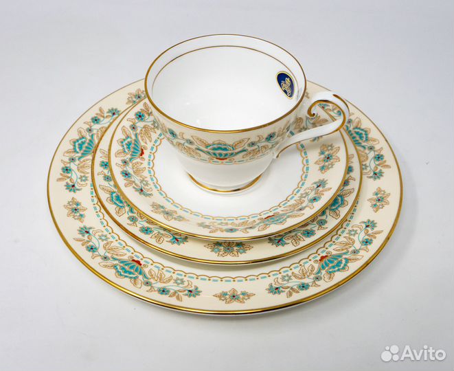 Четвёрка Эйнзли, фарфор, Англия, редкая