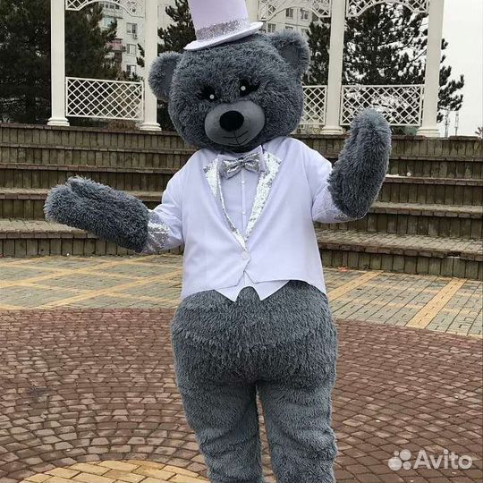 Ростовая кукла Мишка Тедди,поздравления