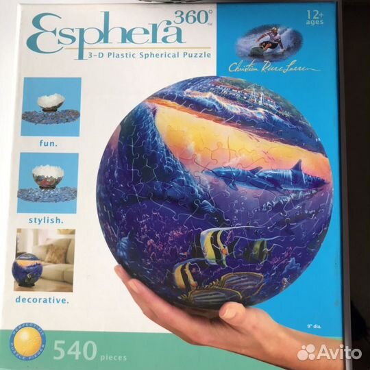 3D паззл пластиковый 540 деталей Волшебный Риф