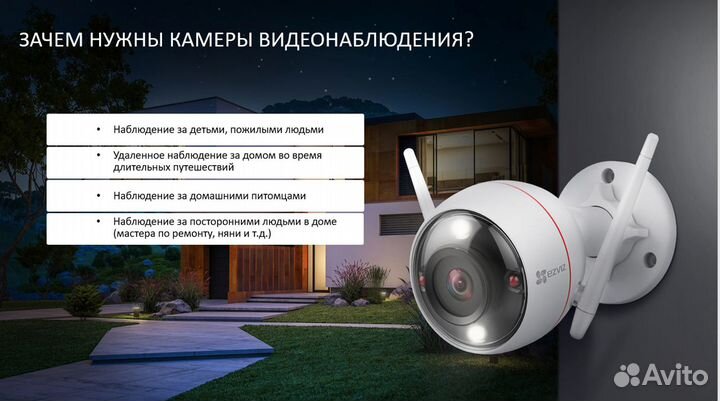 Камера видеонаблюдения wifi уличная