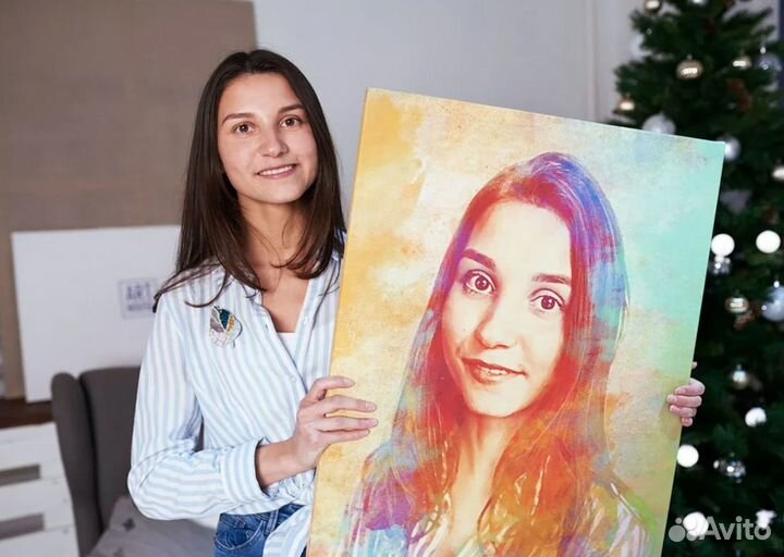 Портрет по фото 30на40 см