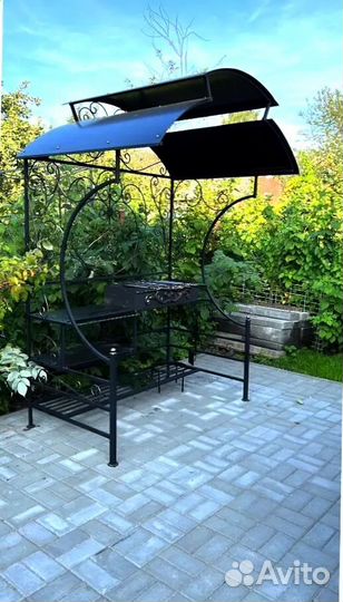 Мангал С печкой под казан