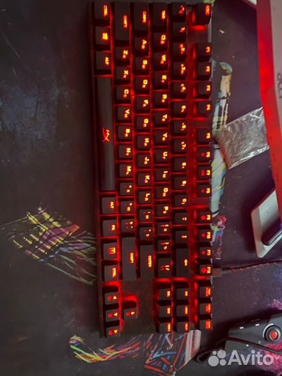 Клавиатура hyper x alloy fps pro