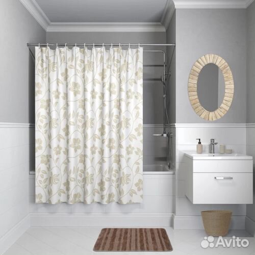 Штора для ванной комнаты 200*240 iddis Basic (B40