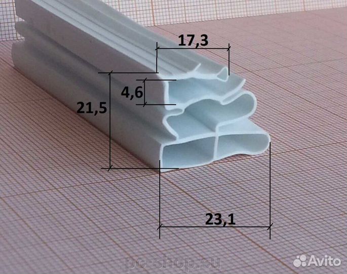 Уплотнитель дверцы для холодильника