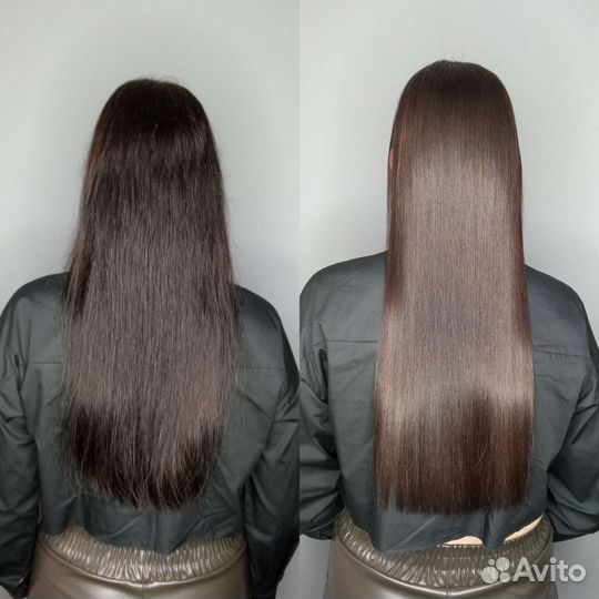 Кератиновое выпрямление Ботокс волос