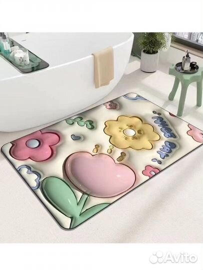 Коврик 3Д в ванную