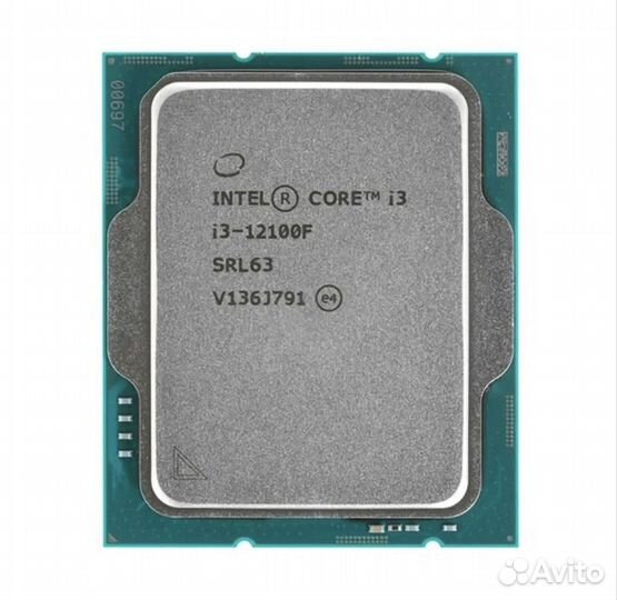 Процессор intel core i3 12100f