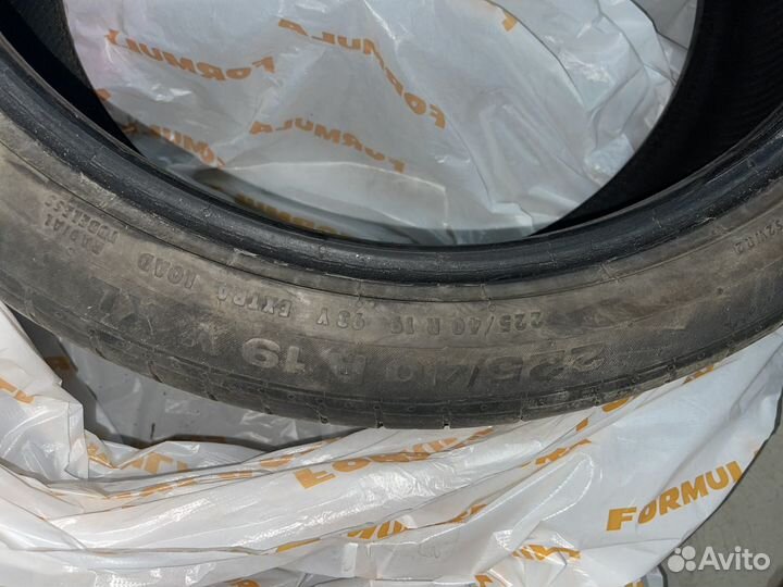 Continental ContiSportContact 5 225/40 R19 и 255/35 R19 93Y