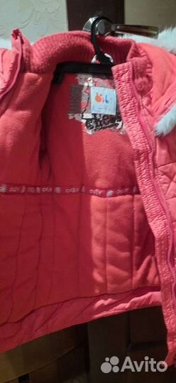 Зимнее пальто для девочки
