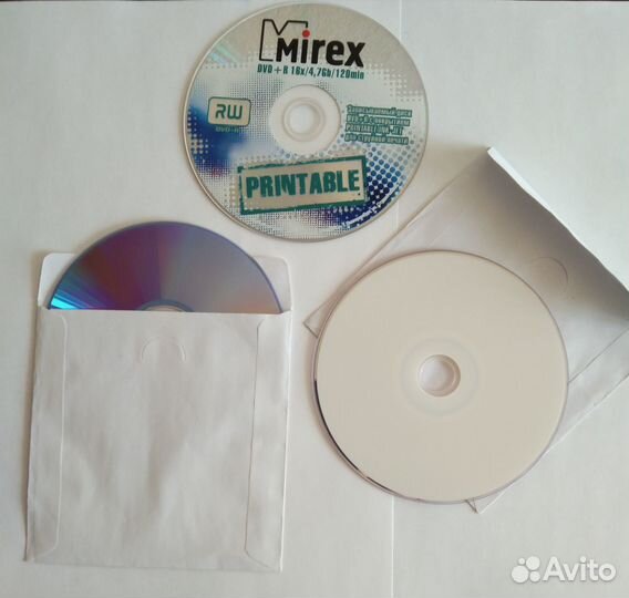 DVD диски чистые