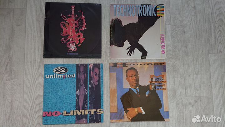 Пластинки Technotronic, Snap, 2Unlimited, MC Hamme