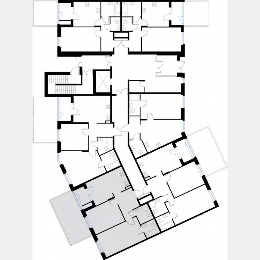 3-к. квартира, 62,2 м², 1/3 эт.