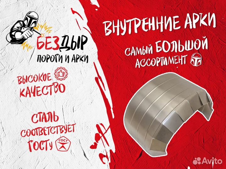 Арка Mazda 3 BK хэтчбек правая