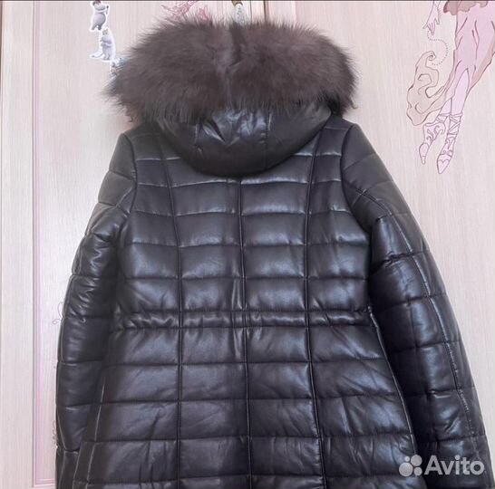 Куртка зимняя женская Кожа парка