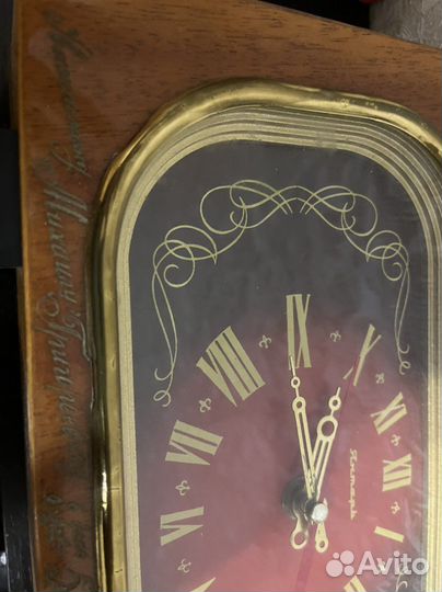 Настольные часы Янтарь ретро СССР