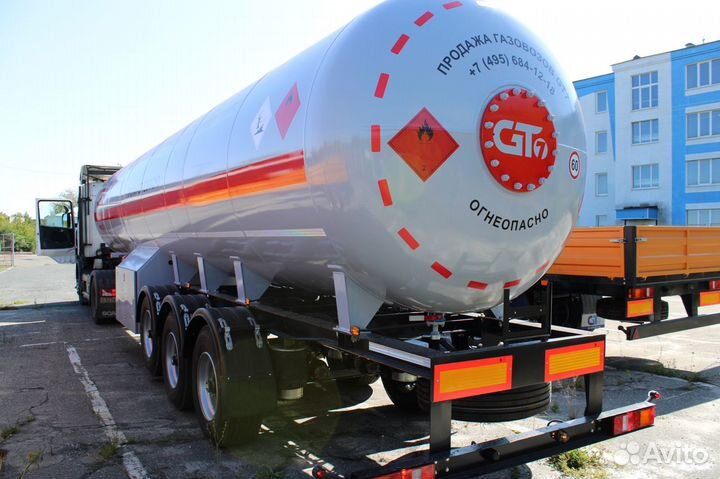 Полуприцеп газовоз GT7 ППЦТ-45, 2023