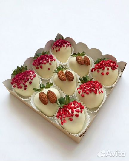 Наборчики клубники в шоколаде