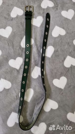Ремень женский зеленый
