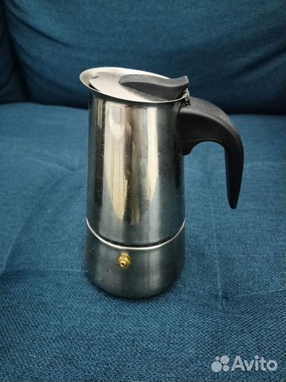 Гейзерная кофеварка из нержавеющей стали