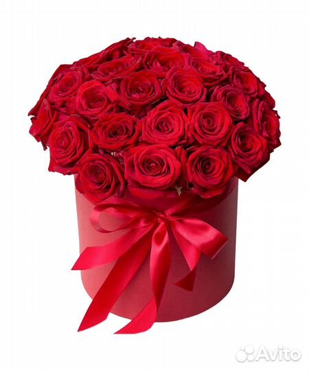 Розы в шляпной коробке 