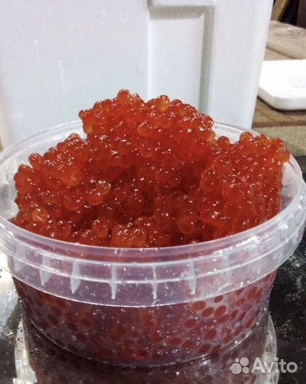 Икра красная кижуч