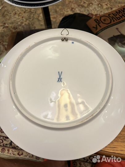 Тарелка настенная мейсен