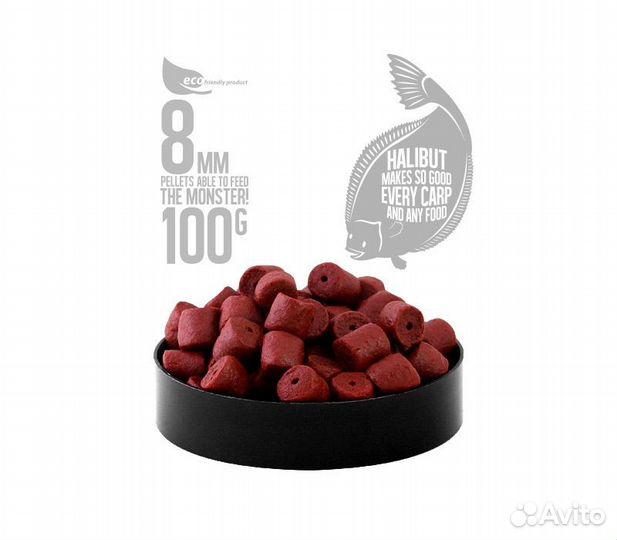 Пеллетс coppens pellets ffem red halibut 8 мм