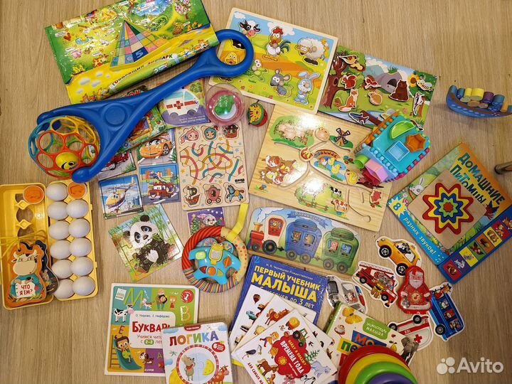 Детские развивающие игрушки от 1 года