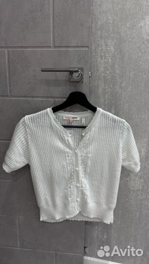 Футболка вязаная