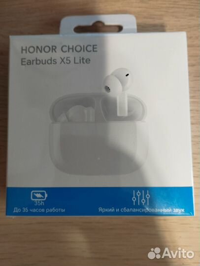 Новые Наушники Honor Choice Earbuds X5 Lite White