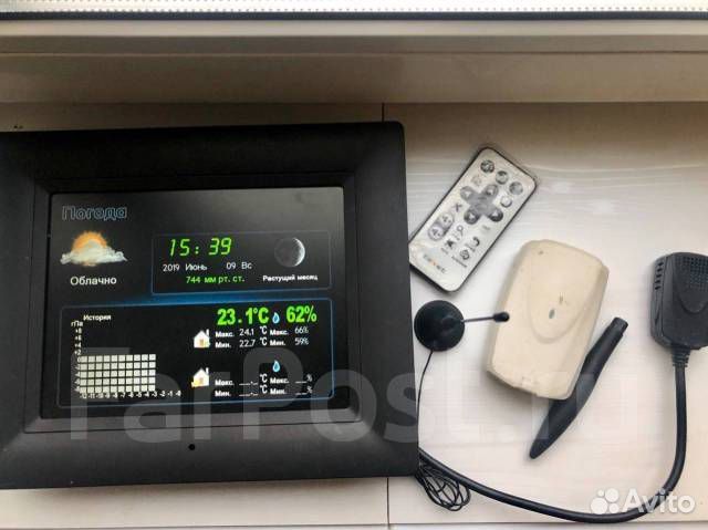 Фоторамка метеостанция Texet TF-138