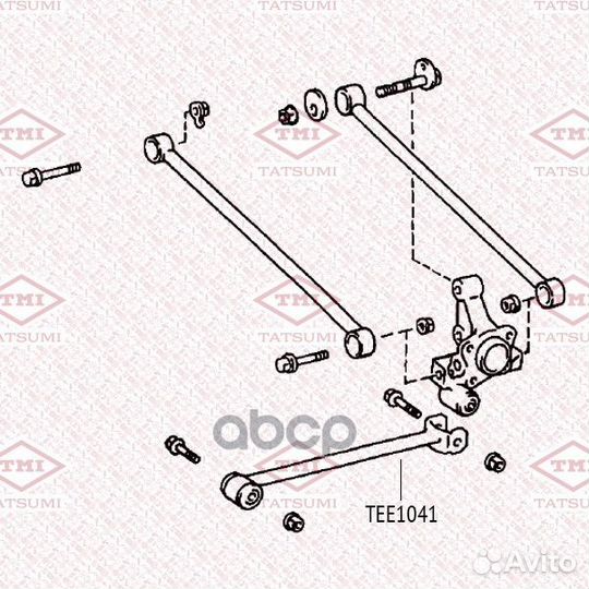 Рычаг подвески зад прав/лев toyota