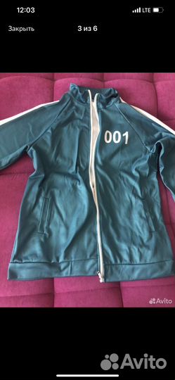 Спортивный костюм из сериала «Игра в кальмара»