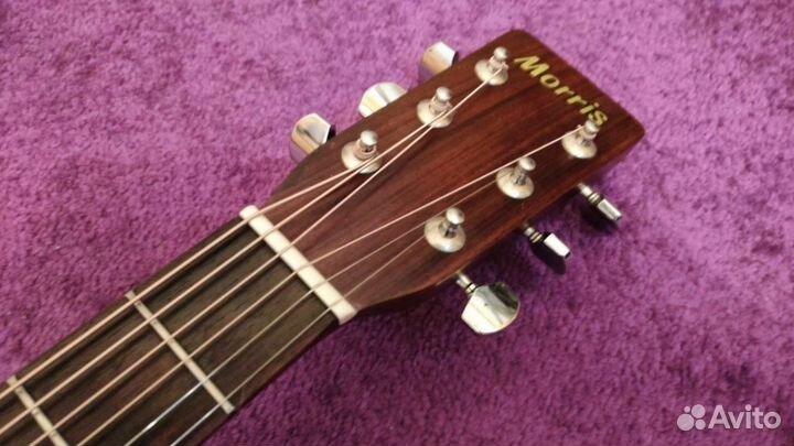 Гитара акустическая япония Morris