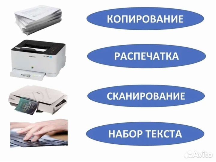 Распечатка текста