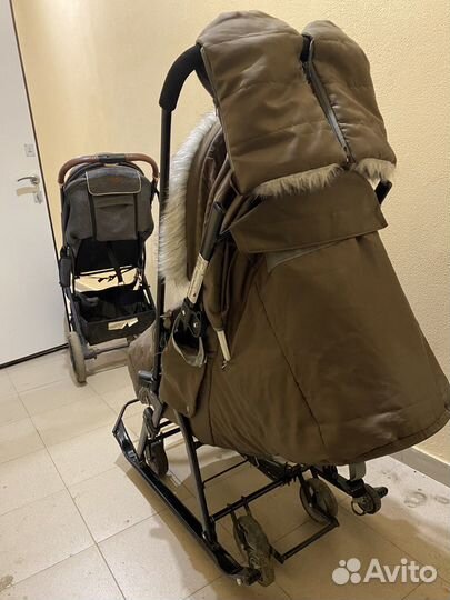 Детские зимние санки