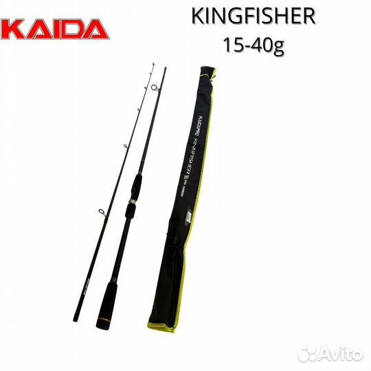 Спиннинг kaida kingfisher, 15-40g, 2,4m