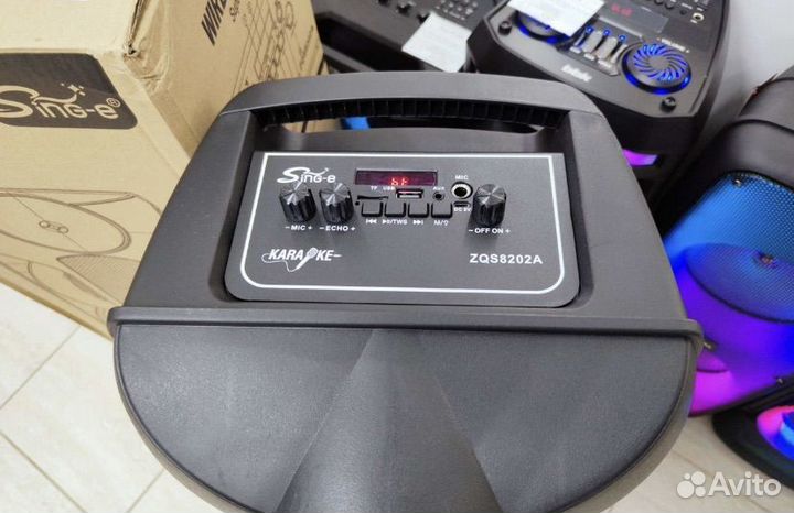 Колонка блютуз большая с микрофоном