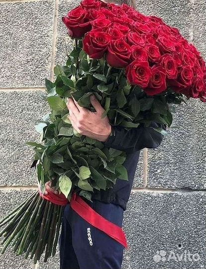 Розы Цветы Букеты 25 51 151 201 101 301 501 опт