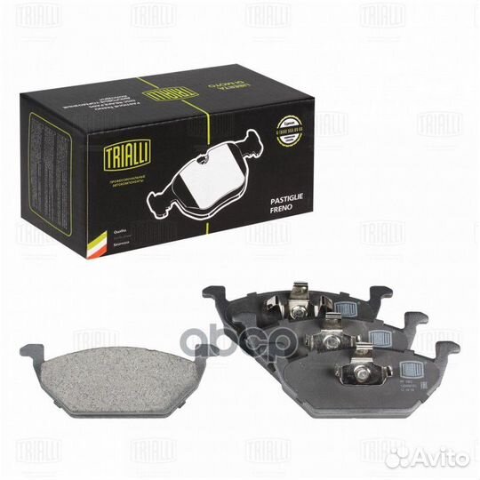 Колодки тормозные дисковые PF1802 Trialli