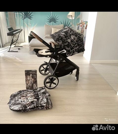 Капюшон Bugaboo Donkey We are Handsome с тигром