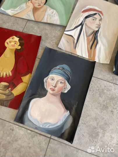 Портрет на заказ по фото маслом