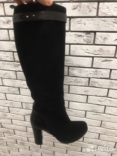 Сапоги женские натуральная замша 36 размер