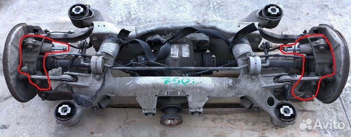 Ступица задняя (кулак, цапфа) BMW 7-й серии E65