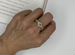 Кольцо с бриллиантом 1,01ct и россыпью