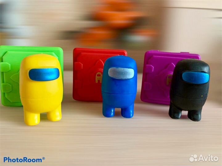 Фигурки Амонг Ас и Бравл Старс разные